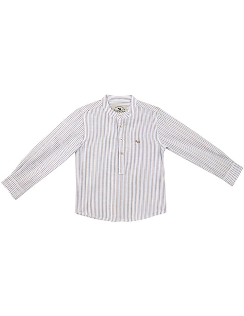 Camisa casual Javert de algodón manga larga para niño 1