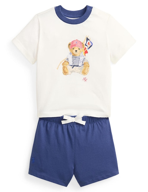 POLO Conjunto Polo de algodón para bebé niño