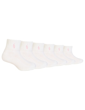 Set calceta Polo Ralph Lauren de poliéster para bebé niña 3 pares