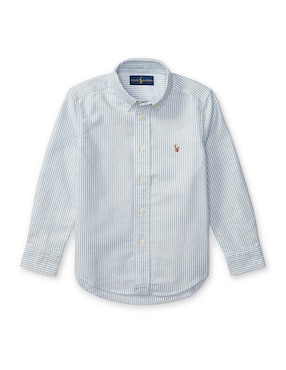 Camisa casual Polo Ralph Lauren de algodón manga larga para niño