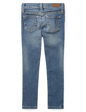 Jeans straight polo ralph lauren deslavado para niño