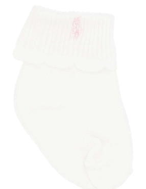 Set de calceta Polo Ralph Lauren de algodón para niña 3 pares