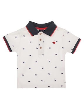 Playera Tipo Polo Ferrioni De Algodón Para Niño