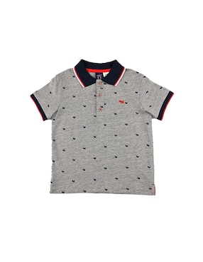 Playera tipo polo Ferrioni de algodón para bebé niño