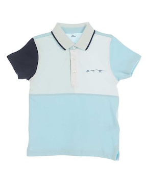 Playera Tipo Polo Mon Caramel De Algodón Para Niño