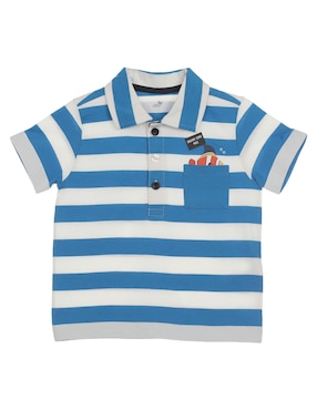 Playera Tipo Polo Mon Caramel De Algodón Para Niño