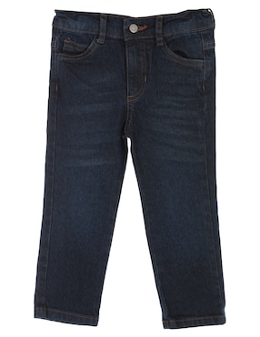 Jeans Slim Mon Caramel Lavado Obscuro Para Niño