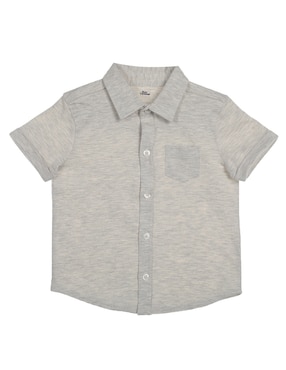 Camisa Casual Mon Caramel De Algodón Manga Corta Para Bebé Niño