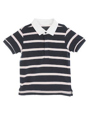 Playera Tipo Polo Mon Caramel De Algodón Para Niño