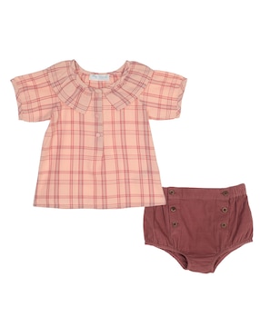 Conjunto Mon Caramel Collection De Algodón Para Bebe Niña 2 Piezas