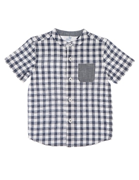 Camisa Casual Mon Caramel De Algodón Manga Corta Para Bebé Niño