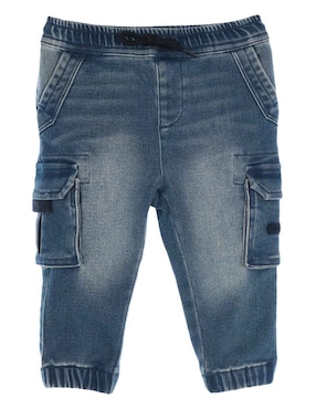 Jeans Slim Mon Caramel Deslavado Para Niño