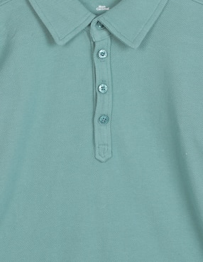 Playera tipo polo Mon Caramel Collection de algodón para niña