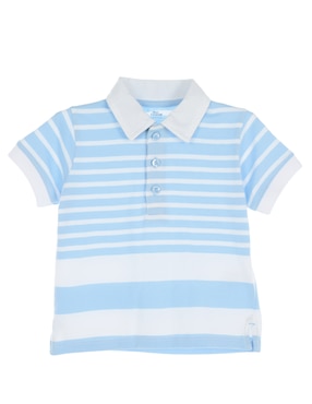 Playera Tipo Polo Mon Caramel De Algodón Para Bebé Niño