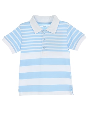 Playera Tipo Polo Mon Caramel De Algodón Para Niño