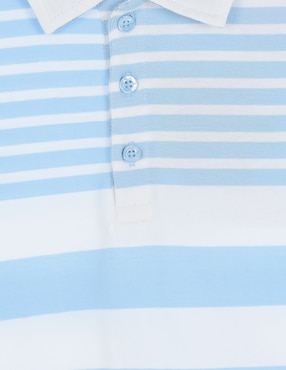 Playera tipo polo Mon Caramel de algodón para bebé niño