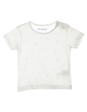 Playera Mon Caramel Manga Corta Para Bebé Niño