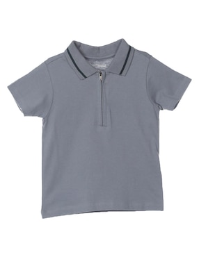 Playera Tipo Polo Mon Caramel De Algodón Para Bebé Niño