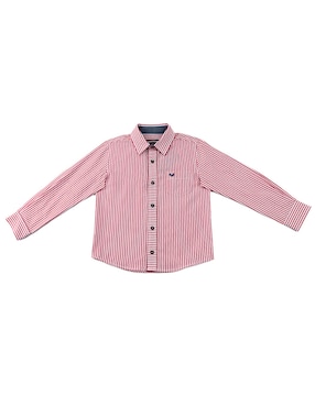 Camisa Casual Ferrioni De Algodón Manga Larga Para Bebé Niño