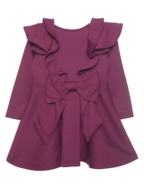 Vestido Bardot Junior manga regular para bebé niña