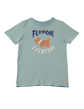 Playera Ferrioni Manga Corta Para Bebé Niño