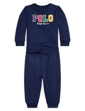 Conjunto Pants Polo Ralph Lauren De Algodón Para Bebé Niña 2 Piezas