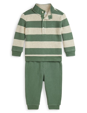 Conjunto Pants Polo Ralph Lauren De Algodón Para Bebé Niño 2 Piezas