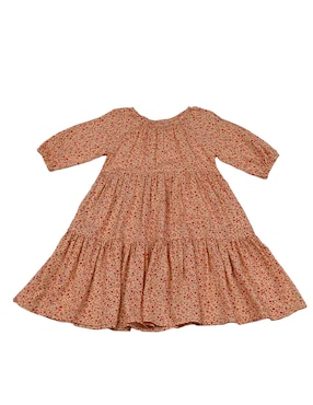 Vestido Ferrioni Manga Regular Para Bebé Niña