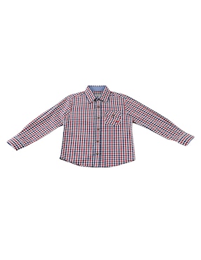 Camisa Casual Ferrioni Powering De Algodón Manga Larga Para Niño