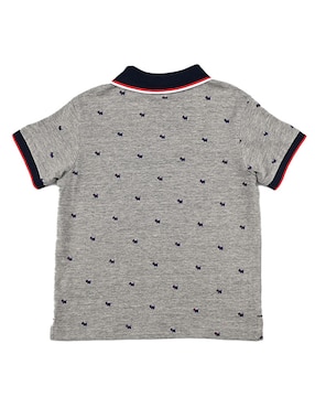 Playera tipo polo Ferrioni Lima de algodón para niño