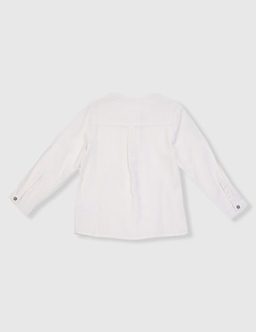 Camisa casual Mon Caramel Collection manga larga para niño