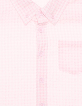Camisa casual Mon Caramel de algodón manga corta para bebé niño