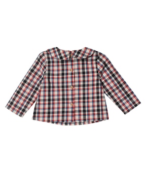 Camisa Mon Caramel de algodón manga larga para bebé niño