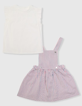 Conjunto Mon Caramel de algodón para bebé niña