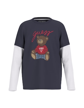 Playera GUESS Manga Larga Para Bebé Niño