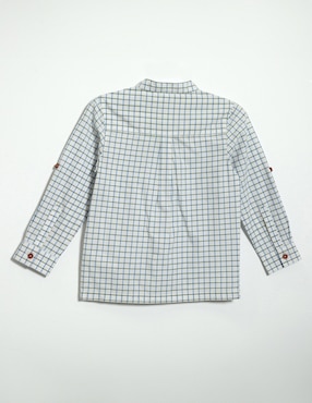 Camisa casual Mon Caramel de algodón para niño