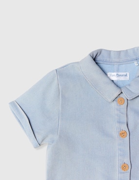 Jumper Mon Caramel de algodón para bebé niña