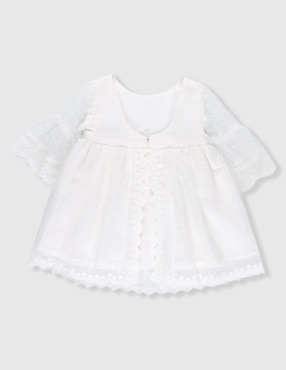 Vestido La Ormiga manga 3/4 para bebé niña