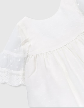 Vestido La Ormiga manga 3/4 para bebé niña