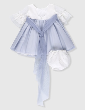 Vestido La Ormiga manga volantes para bebé niña