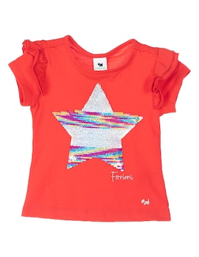 Playera Ferrioni Lucille Manga Corta Para Bebé Niña