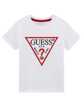 Playera GUESS Manga Corta Para Bebé Niño