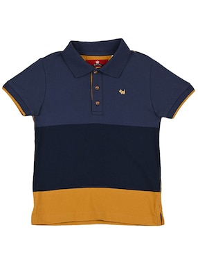 Playera Tipo Polo Ferrioni Quillan De Algodón Para Bebé Niño