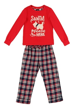 Conjunto Pijama Ferrioni Santa Para Bebé Niño