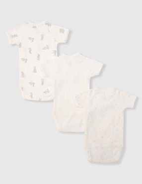 Set body Petit Bateau de algodón