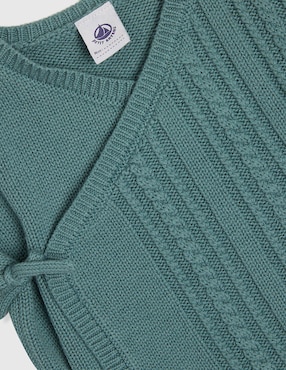 Cárdigan tejido Petit Bateau para bebé