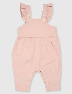 Overol Petit Bateau de algodón para bebé niña