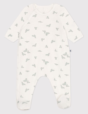 Mameluco Petit Bateau de algodón para bebé niño