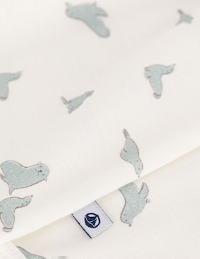Mameluco Petit Bateau de algodón para bebé niño