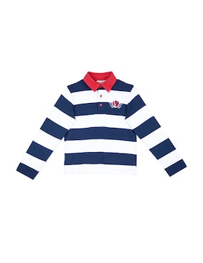 Playera Tipo Polo Ferrioni Catriel De Algodón Para Bebé Niño